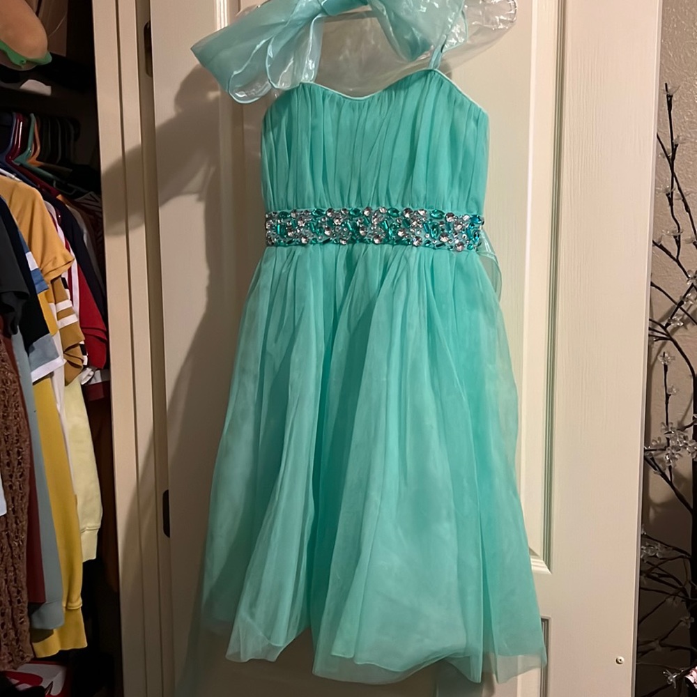 Girls Size 12 Dress with Sash